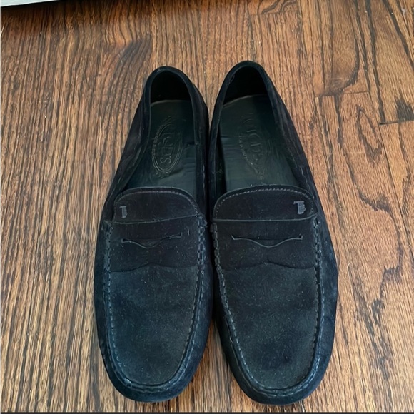 Tod's Other - Tod’s suede driving shoes Black Sz 11